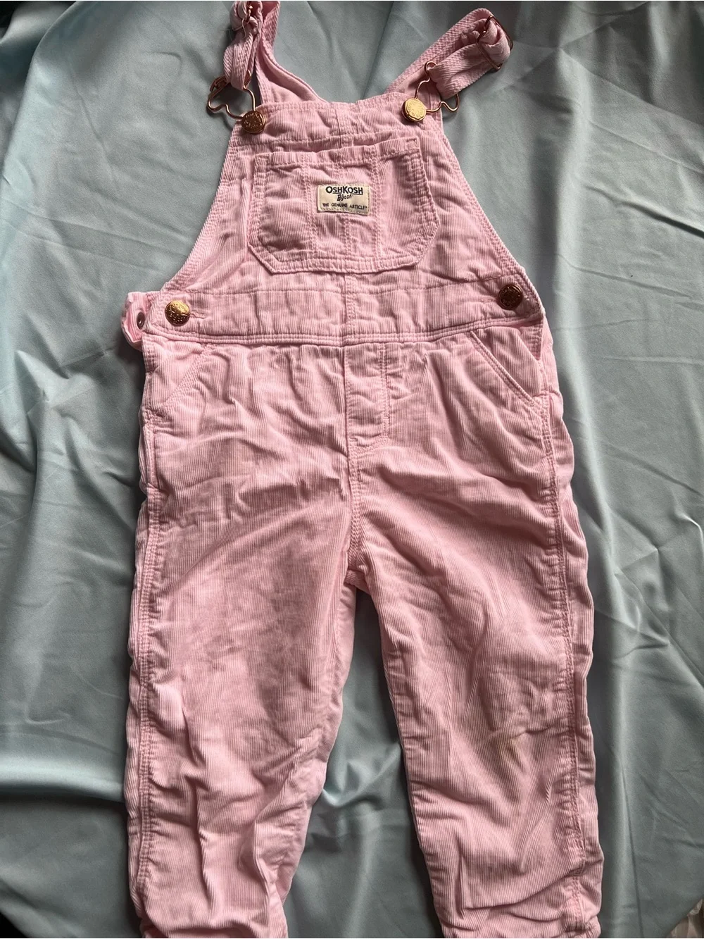 OshKosh B'gosh Pink corduroy 2T toddler Overalls